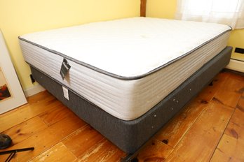 LOT 316 - PRETTY NEW, STILL TAG ATTACHED, BEAUTYREST MATTRESS AND BOXSPRING AND FRAME
