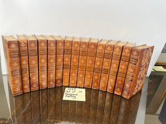 316 - SET OF 15, RUDYARD KIPLING, 1899 ANTIQUE BOOKS