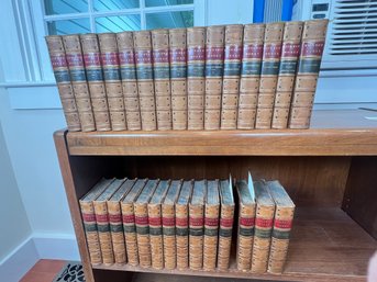 319 - VERY RARE, SET OF 29, 1800'S CHARLES DICKENS WORKS, (SEE LINK TO ONLINE FOR $15,000)