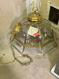 208 - FLASS HANDING LIGHT FIXTURE