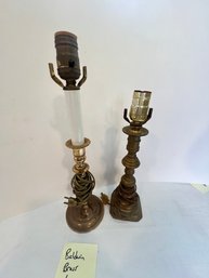 332 - BALDWIN BRASS LAMP AND OTHER