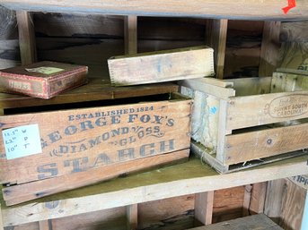 226 - VINTAGE CRATES, GEORGE FOX'S DIAMOND