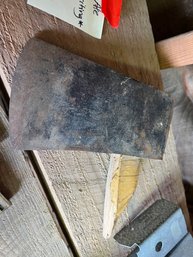 227 - VINTAGE AXE HEAD, NOTICE LETTERING!