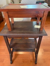 354 - TWO SMALL SIDE TABLES