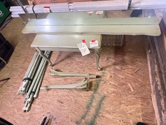 247 - PARTS FROM VINTAGE PIANO, TABLE, MANTLE TOP