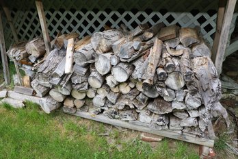 LOT 400 - FIREWOOD - LOCATED BEHIND HOME , BRING A WHEELBARROW