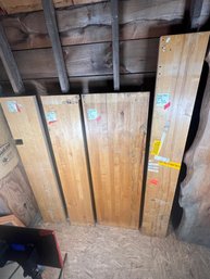 258 - BUTCHER BLOCK SLABS