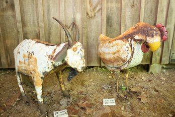 LOT 4 - METAL ANIMALS - REALLY COOL!