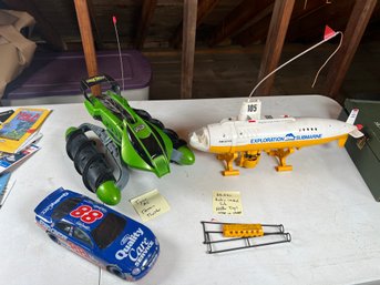 289 - RADIO CONTROL SUB, NIKKO TOYS, TYCO RC, ALL AS SHOWN