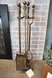 LOT 45 - FIREPLACE TOOLS AND STAND
