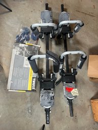 427 - THULE CARTOP RACK WITH THULE FOLDING KAYAK HOLDERS - THIS LOT WOULD BE OVER $1000 NEW!