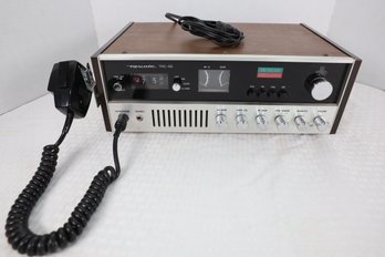 LOT 81 - VINTAGE REALISTIC TRC-55 CB RADIO BASE STATION - REALLY GREAT SHAPE! TESTED TO TURN ON
