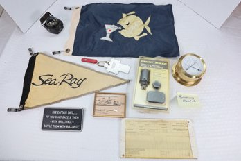 LOT 82 - BOAT RELATED ITEMS - VINTAGE!