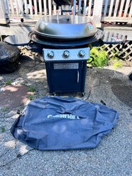 6 - CUISINART PROPANE FLAT-TOP PROPANE GRILL WITH TANK AND COVER - 30' COOKING SURFACE - MODEL CGG-999