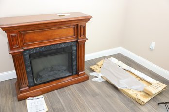 LOT 106 - BRAND NEW ELECTRIC FIREPLACE - REMOVED FROM PACKAGE FOR PHOTOS