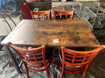 359 - TABLE AND CHAIRS