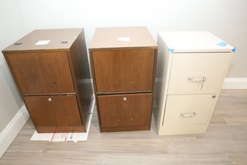 LOT 119 - THREE FILE CABINETS ( SECOND FLOOR) MUST USE CAUTION ON STAIRS - BRAND NEW HOUSE!)
