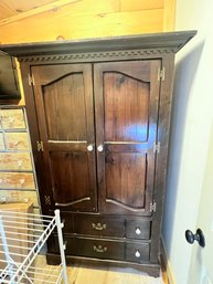 78 - SOLID WOOD ARMOIRE