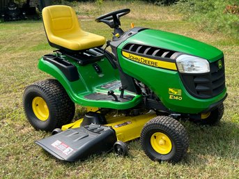 1 - JOHN DEERE RIDING MOWER, VERY CLEAN ONE OWNER, LOW HOURS!