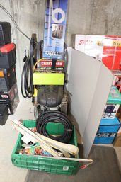 LOT 5 - PRESSURE WASHER AND MANY RELATED ITEMS