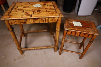 LOT 303 - TWO VINTAGE STANDS