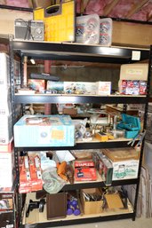 LOT 18 - ALL THE ITEMS ON THIS SHELF IN PHOTOS ( SHELF NOT INCLUDED )