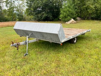 3 - OPEN SNOWMOBILE TRAILER - YACHT CLUB