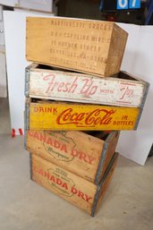 LOT 67 - CRATES WITH ADVERTISING