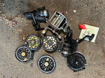 46 - FLY FISHING AND REG. FISHING REELS