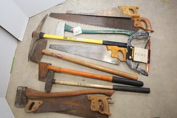 LOT 93 - SAWS AND OTHER HAND TOOLS