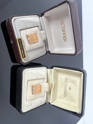 LOT 65 - 10K GOLD AND DIAMONDS PINS