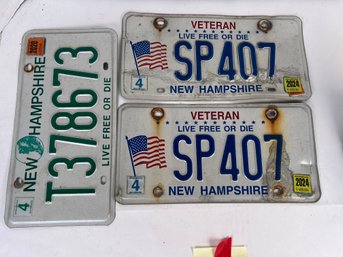 127 - VANITY PLATES AND OTHER