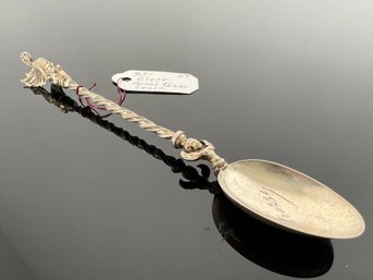 LOT 117 - SILVER DEMITASSE SPOON