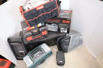 LOT 184 - ALL EMPTY TOOL CASES AND BAGS