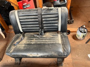 179 - UNKNOWN VINTAGE TRUCK OR JEEP SEAT