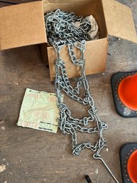 184 - TIRE CHAINS, OWNER PAID $168.00