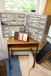 18 - DESK AND STORAGE CONTAINERS