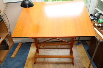 22 - DRAFTING TABLE AND LAMP