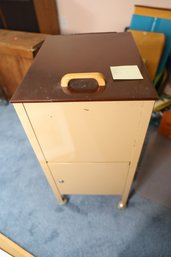 27 - VINTAGE ROLLING CABINET