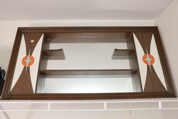 64 - AMAZING MID CENTURY WALL MIRROR / SHELF / SHADOW BOX BY TURNER! AMAZING!!!