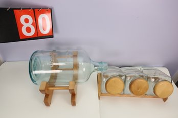 80 - GLASS JUG / JARS