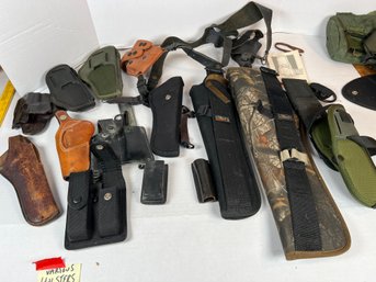 268 - VARIOUS HOLSTERS