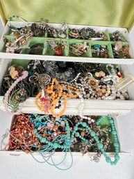 LOT 204 - HUGE MYSTERY BULK JEWELRY LOT!  (CASE NOT INCLUDED)