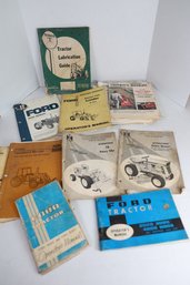 LOT 35 - EARLY TRACTOR BOOKS / MANUALS