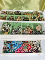 LOT 210 - HUGE MYSTERY BULK JEWELRY LOT!  (CASE NOT INCLUDED)