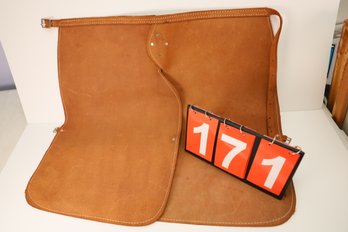 171 - CUSTOM MADE LEATHER CHAPS