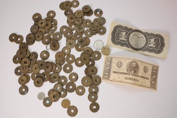 178 - COINS AS SHOWN - UNKNOWN