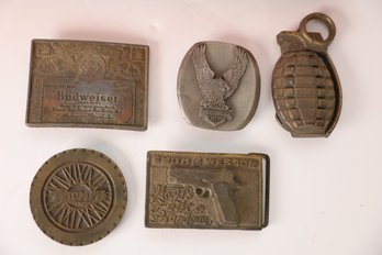 185 - REALLY NICE VINTAGE BELT BUCKLES