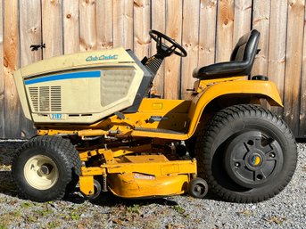 1 - ONE OWNER CUB CADET LAWN TRACTOR WITH STRONG KUBOTA ENGINE! AMAZING UPKEEP! RUNS EXCELLENT! WEIGHTED WHEEL