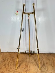 7 - BRASS FLOOR EASEL